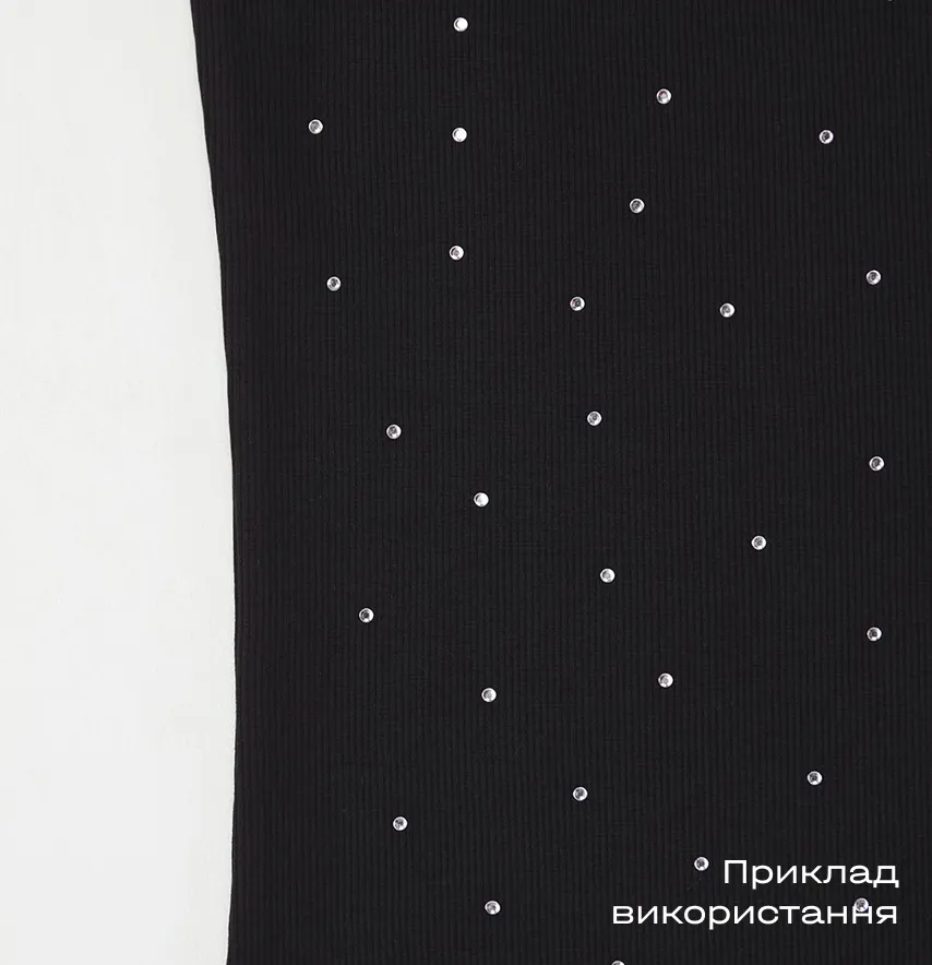 Аппликация из страз "Шахматка" ss6 серебро металлик 27,5*43,5 см-5