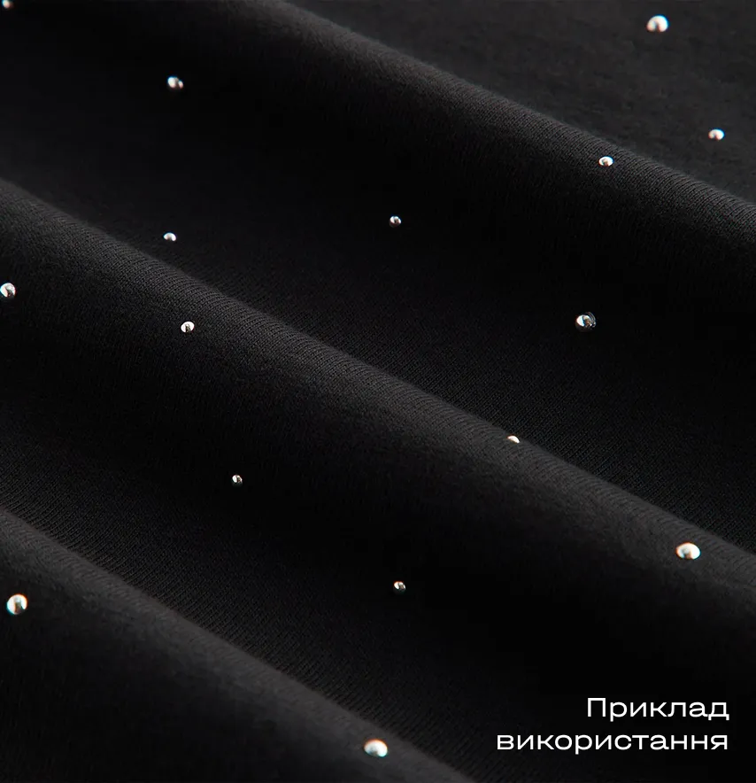 Аппликация из страз "Шахматка" ss6 серебро металлик 27,5*43,5 см-6