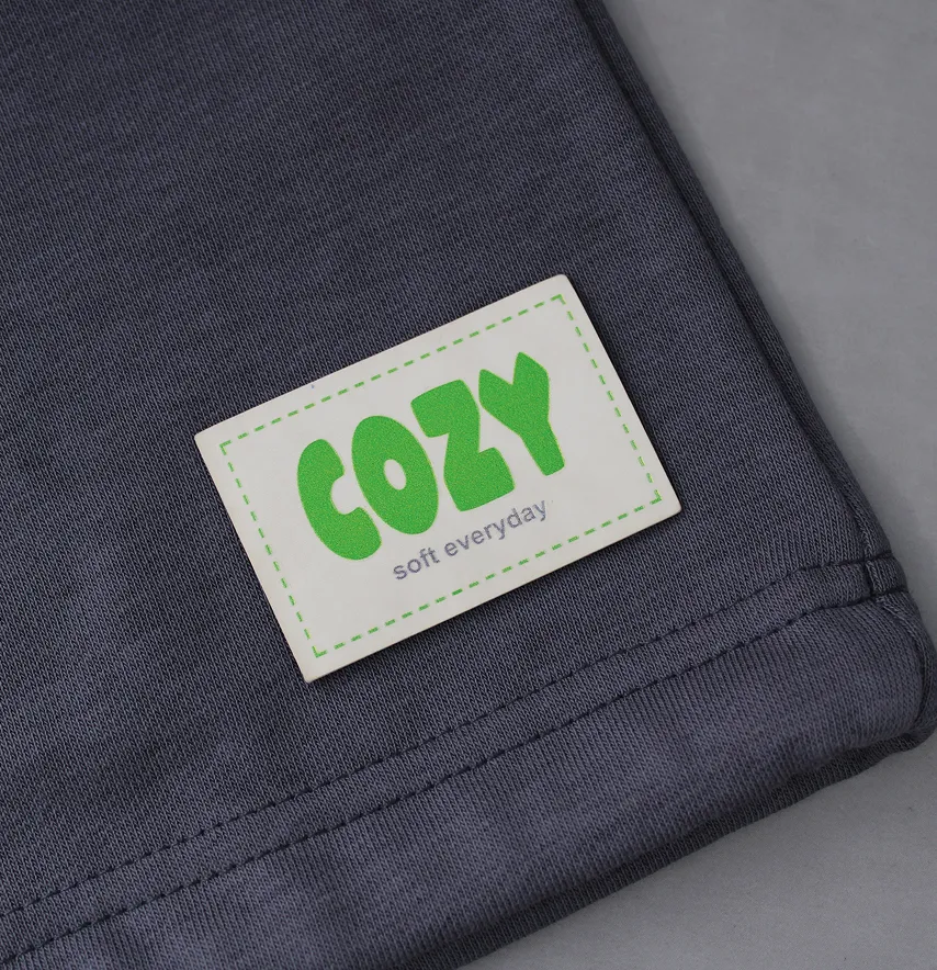 Нашивка "Cozy" 60*40 мм молочное основание-0
