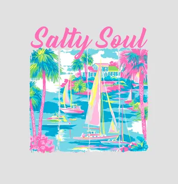 Термоналіпка "Salty soul" 26*28 см