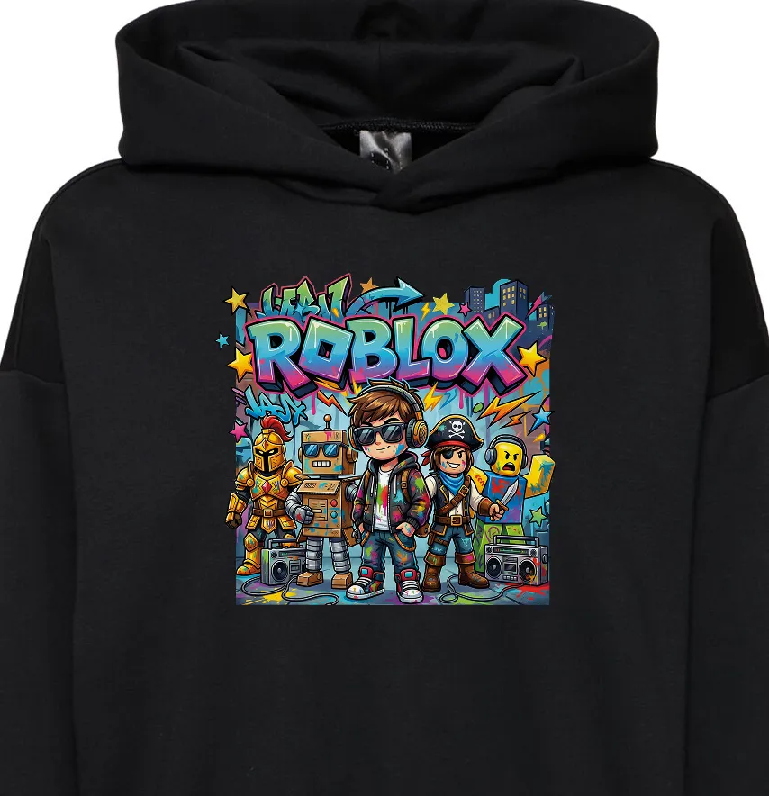 Термоналіпка "Roblox" хлопчик в навушниках 19*19 см-1
