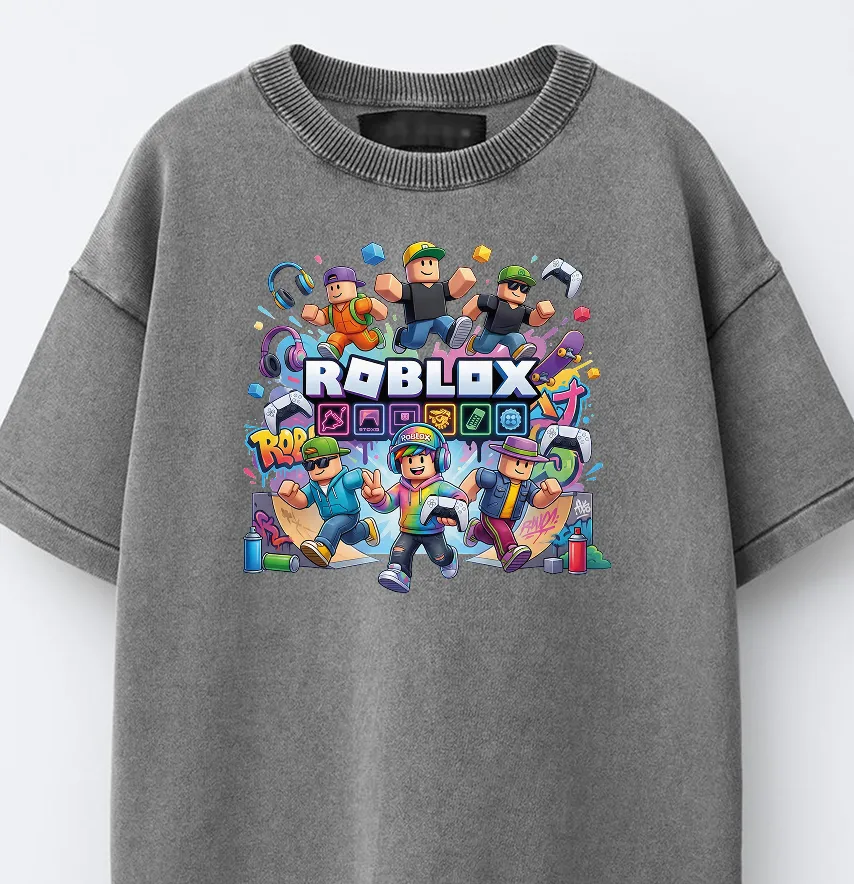 Термоналіпка "Roblox" герої, графіті 19,5*19 см-1