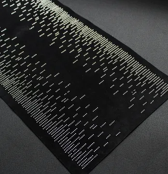 Аппликация со страз "Дождь капли" ss6 crystal 58*28,5 см