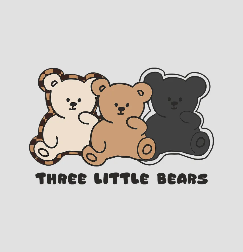Термоналіпка "Three little bears" 19*12 см -0