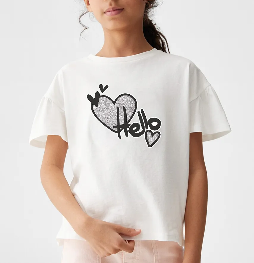 Термоналіпка "Hello" серце 19,5*17 см-1