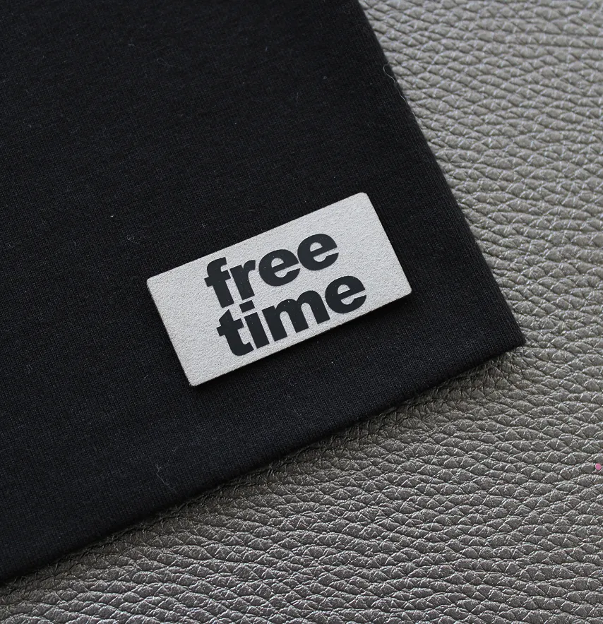 Нашивка "Free time" 40*20 мм-0