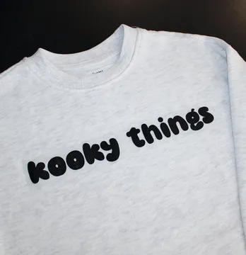 Термоаппликация объемная пуф "Kooky things" 3,5*24 см черного цвета