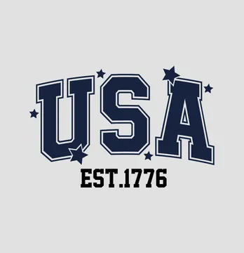 Термонаклейка "USA" 21*14 cм