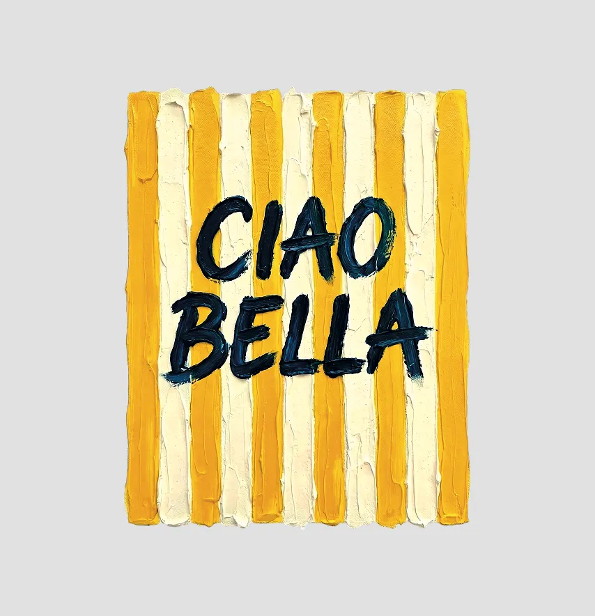 Термонаклейка «Ciao bella» 19×24 см.-0