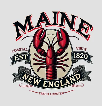 Термоналіпка "Maine" лобстер 28*29 см