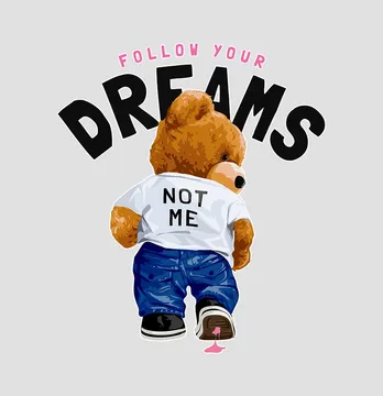 Термоналіпка "Dreams" ведмедик в джинсах 19*22 см