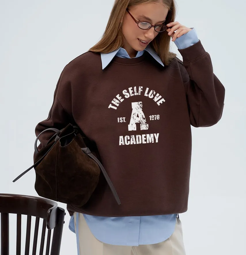 Термоналіпка "Selfmade academy" 19*19 см білого кольору-1
