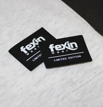 Нашивка "Fexin wear" 60*40 мм чорного кольору
